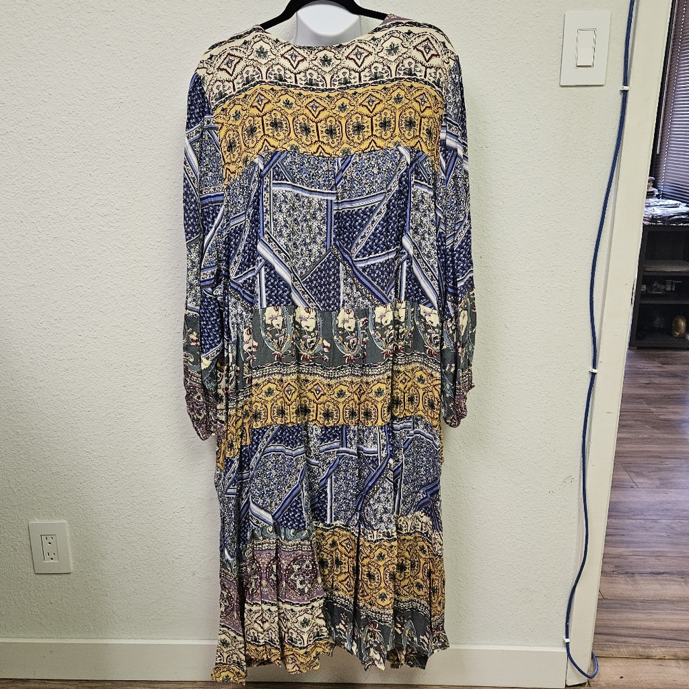DAVI & DANI Bohemian Multicolor Maxi Dress - Picture 3 of 5